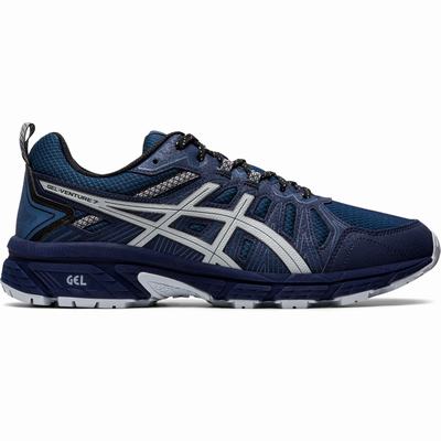 Asics Gel-Venture 7 - Miesten Polkujuoksukengät - Laivastonsininen/Harmaat